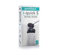 Finum Filtros de Te Papel Colador Infusor De un Sólo Uso Higiénicos y Prácticos Tamaño S 15,5 cm X 7,5 cm 100 Uds