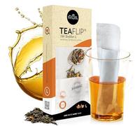 finum Large 100 filtros de té de Papel tamaño L, Fibra Natural, Blanco, 8,9 x 3 x 20,1 cm