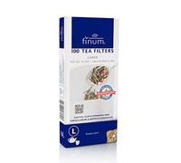Finum Papel de Filtro de té, Blanco, L