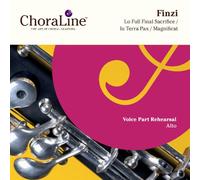 Finzi Lo, The Full Final Sacrifice / In Terra Pax / Magnificat ALTO Voice Part Rehearsal CD