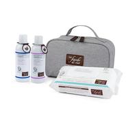 Fiocchi di Riso - BEAUTY BAGNETTO DELICADO - Kit para recién nacido específico para la limpieza suave desde el nacimiento: limpiador corporal, limpiador de cabello y toallitas de agua no agua. Nueva