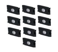 Fiocias 10 Clips de Fijación para Paneles de Pared de Malla Metálica - Conectores Multiusos
