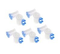 Fiocias 10 Piezas Bobinas Vacías de Mosca Carretes de Pesca Soporte de Hilo Resistente Adecuado para Expertos Jornadas de Pesca, con Tapa 3cmx2.6cm