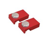 Fiocias 2 Adaptadores de Riel para Fresadora, Soporte para Base de Fresadora, Tope Limitador de Aleación de Aluminio, Soporte de Fresado Adecuado para, Parada de tren