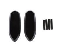Fiocias 2 Piezas Placas Bloqueo Espejo Motocicleta Base Espejo Manillar Aluminio Billet Compatibles con para Personalización Automotriz Motos