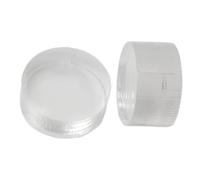 Fiocias 2 Piezas Punta de Taco de Billar Puntera de Y Cabezal de Salto Accesorio Y Recambio de Acrílico con Gran Dureza para Control Adecuado para, Claro