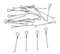 Fiocias 20 Piezas Articulated Shank Fuerte y Espina Articulada Componente Articulado para Materiales de Montaje de Moscas Herramienta, 30 mm