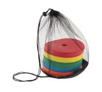 Fiocias 50 Conos Marcadores, 15,3 Cm, Planos, para Equipos Deportivos, Baloncesto.