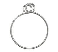 Fiocias Anillo de Anclaje para Barco Pulido de Acero Inoxidable de 6 Mm, Dispositivo de Recuperación para Pesca.