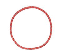 Fiocias Aro de Fitness Flexible Anillo de Tela Suave Círculo para Abdomen Aro de Entrenamiento Equipo Plegable para Rotación Fácil Adecuado para Gimnasio en, Rojo