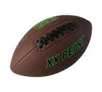 Fiocias Balón de Fútbol Americano/Rugby, Balón de Entrenamiento, Balón, Equipo de Competición con Cubierta de Cuero PU Y Núcleo de Butilo Robusto P, Talla 7