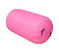 Fiocias Barril de Gimnasia Rodillo Tumbling Inflable Soporte Estable Material PVC Fácil Almacenamiento Apto para Pilates Back Handspring Y Entrenam, 50 Cm X 70 Cm
