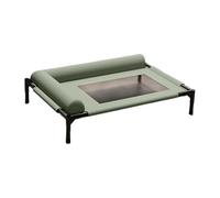 Fiocias Cama Elevada para Mascotas Colchón de Portátil Lavable Hamaca Mesh Transpirable Resistente con Almohada Metálica Idónea para Mantener, Medio