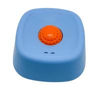 Fiocias Comedero para Perros Cuenco Interactivo Alimentador Antideslizante Material PP Adecuado para Mascotas Espacios Interiores Via, Azul