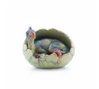 Fiocias Figura de Dinosaurio Cría en Huevo Juguete Educativo Interactivo Pterosaurio Colector Detalle Real Artesanía Sólida PVC Adecuado para Regalar Exhibir Decorar Cumpleaños, Oviraptor