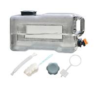 Fiocias Garrafa de Agua Camping Jarra Depósito Botella con Asa Plástico PC Portátil con Grifo Fuga Controlada Adecuada para Excursiones Viajes Picnic Vehículo, 25l