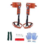 Fiocias Juego de púas para trepar árboles, de Acero al Carbono, para talar árboles, Herramienta para recolectar Frutas y Sobrevivir en la Selva.