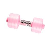 Fiocias Mancuernas Rellenables de Agua Pesas para Viaje Accesorio de Entrenamiento Equipo de Fitness con Peso Personalizable Adecuado para Uso en Gimnasio Dom, Rosa