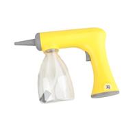 Fiocias Máquina de Espuma para Peinado Dispensador Inteligente de Espuma Recargable Herramienta Multifuncional para Permanente Material Pp Fácil Limpieza, Amarillo 300ml
