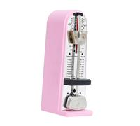 Fiocias Metrónomo Mecánico Portátil con Control Digital de Pulsaciones Material Metálico Y Ajuste Estable de Tempo Adecuado para Clases de Música, rosa