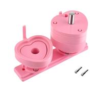 Fiocias Modelo de Troquel Intercambiable con Botón a Presión Y Patrón de Corazón. Materiales de PP. Adecuado para, Escuela, Rosa