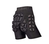 Fiocias Pantalones Cortos Acolchados Protector 3D Cadera Cojín de Impacto Shorts con Material Spandex Y EVA Adecuados para Hombres Mujeres Esquí Ciclismo, S