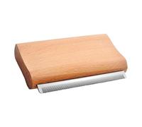 Fiocias Peine para El Cuidado de Caballos, Cepillo para Eliminar El Pelo de Mascotas, Herramienta Multifuncional, Mango de Madera Ligero, Adecuado para Establ, 11 Cm X 6.9 Cm X 2.2