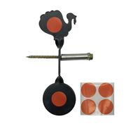 Fiocias Placas de Entrenamiento para, Accesorios para Ejercicios, Diana Giratoria Y Reiniciable de Acero Inoxidable, Aptas para Entrenamiento E, a
