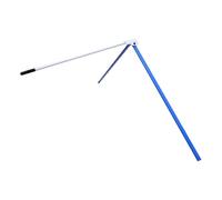Fiocias Soporte de Fútbol Porta Balón Rugby Entrenamiento Kicking tee Estable Plegable Ajustable Estructura Metálica Adecuado para Práctica Niños Adultos Camp, Azul Blanco