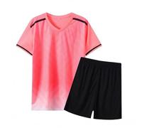 Fiohiros Set Deportivo Kinder, Ropa Deportiva de Secado Rápido para Niños, Conjunto de Camiseta Deportiva para Fútbol, Chaqueta de Entrenamiento (Rosa, 10-11 años)