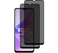 Fiokxie 2 Piezas Protector Pantalla de Privacidad para OPPO A78 5G - Anti-espía Cristal Templado 3D Cobertura Completa, Anti Spy Vidro Templado 9H dureza Screen Protector