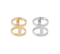 FIOLIRTL Hebillas De Bufanda 2 Piezas De Tres Anillos Hebilla De Pañuelo De Seda Hebilla Cilíndrica Hebilla De Bufanda Hebilla De Bufanda Hebilla De Collar De Seda Para Mujer Partido A