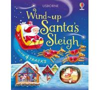 Fiona Watt Wind-Up Santa's Sleigh (Libro de cartón) Wind-up (Importación USA)