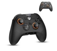 FIOPAZ Funda de silicona para controlador Scuf Valor Pro, funda de piel suave compatible con Scuf - Valor Pro, funda protectora resistente a caídas, polvo y arañazos, color negro