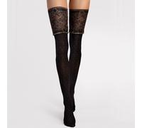 Fiore Notte fantásticas medias de lunares de lujo para mujer con corona...