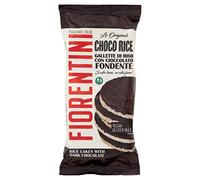 Fiorentini Galletas de arroz cubiertas de chocolate negro, 100 g