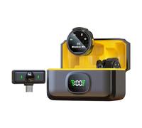 Fiorky 【1】 Smart Wireless Microphone for Professional-Level Recording, Plug and Play, No App Required, Online Live Broadcast, Video Vlog