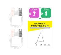 Fiorky 【1】 Tamagotchi Uni Protective Film Set - Transparent, Yellow, and White - Oil-Proof, Waterproof, Scratch-Proof - 2 Pieces Included, Made from PET Hard Film and TPU Hydrogel (Optional) - Mainl