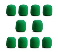 Fiorky 10 paquetes de fundas de espuma fora micrófono fora auriculares, protección profesional fora forabrisas de estudio, funda de esponja fora micrófono de espuma fora KTV DJ, tapa de