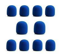 Fiorky 10 paquetes de fundas de espuma fora micrófono fora auriculares, protección profesional fora forabrisas de estudio, funda de esponja fora micrófono de espuma fora KTV DJ, tapa de