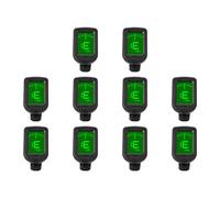 Fiorky 10PCS 3V Botón Batería Bajo Violín Ukelele Sintonizador Cromático Pantalla LCD Sintonizador de Tono Digital con Clip para Guitarra/Bajo/Violín/Ukelele Modos de Afinación Cromática