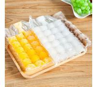 Fiorky 10PCS Bolsas Desechables para Cubitos de Hielo Bolsa para Hacer Hielo para Cócteles Cóctel Suplementario Hace Bolsa de Hielo Simple Conveniente Rápidamente Multifunción Práctica