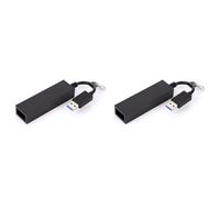 Fiorky 2 Piezas para Plystation 4 Adaptador de cámara para Consola PS5 Conector VR Convertidor USB3.0 Cable de conexión para PS5 VR Adaptador de Cable conversión for PS5 PS4 VR 4 Conector