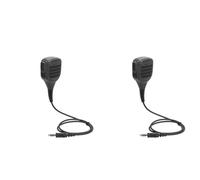 Fiorky 2pcs 7.1 mm Walkie Speakie Micrófono Handheld Walkie-Talkie Micrófono de altavoz Mic Micrófono para Walkie Talkie Two Way Radio