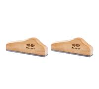 Fiorky 2PCS Archivo de traste de guitarra Archivo de coronación de traste de guitarra Archivo de nivelación de traste de madera dura y acero al carbono Archivo de biselado de extremo traste