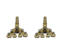 Fiorky 2pcs Guitar Fractal Fret Presione Accesorios de instrumentos Musicales Herramienta de reforación de metal Metal Press Herramienta Guitar