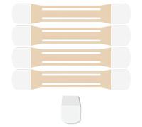 Fiorky 4pcs cinta de cuello instantánea bandas de elevación de cuello anti-wrinkle para la mandíbula de la cara del cuello (estilo 1)