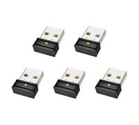 Fiorky 5 Piezas de ratón Jiggler indetectable USB Mouse Mover con botón de Interruptor, Mini ratón Mover Jiggler indetectable USB automático Jiggler Mantiene la luz indicadora Despierto para