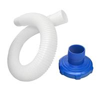 Fiorky Adaptador de repuesto para piscina Intex Deluxe skimmer de superficie, adaptador de pared con manguera sobre el suelo, accesorio de limpieza