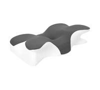 Fiorky Almohada de espuma viscoelástica, almohada ortopédica ergonómica en forma de mariposa, almohada de apoyo contorneada de rebote lento, transpirable, suave, almohada de apoyo para dormir de lado